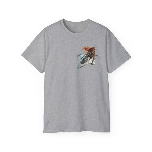 Girl Flying Jet Ultra Cotton Tee