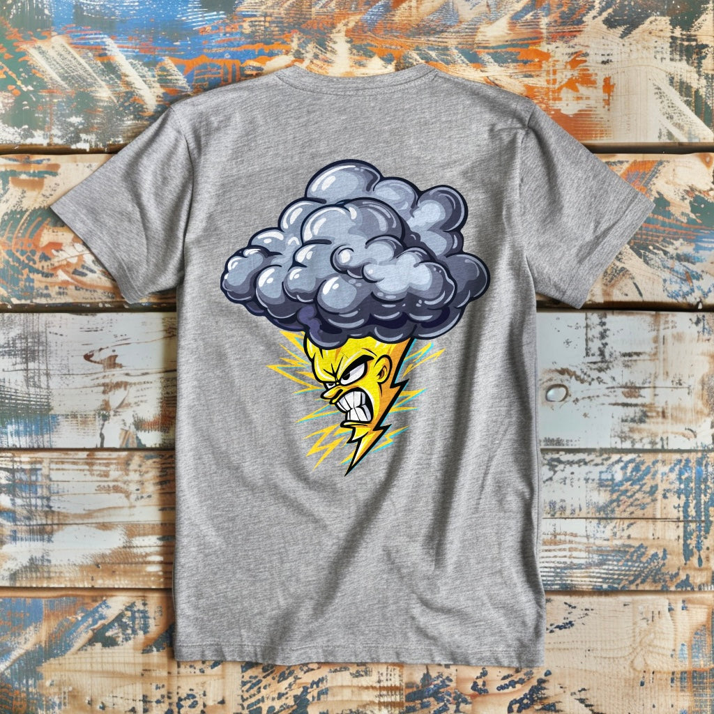 LIGHTNING Men's Cotton Crew Tee