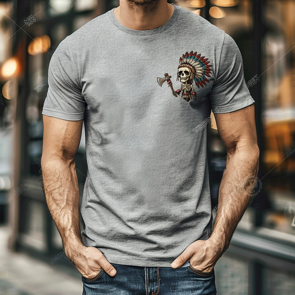 TOMAHAWK Men's Cotton Crew Tee