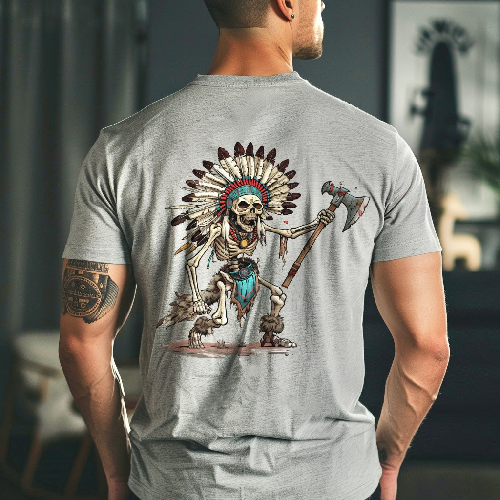 TOMAHAWK Men's Cotton Crew Tee