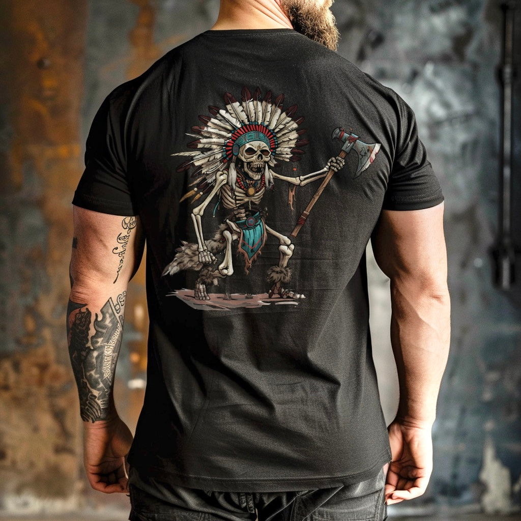 TOMAHAWK Men's Cotton Crew Tee