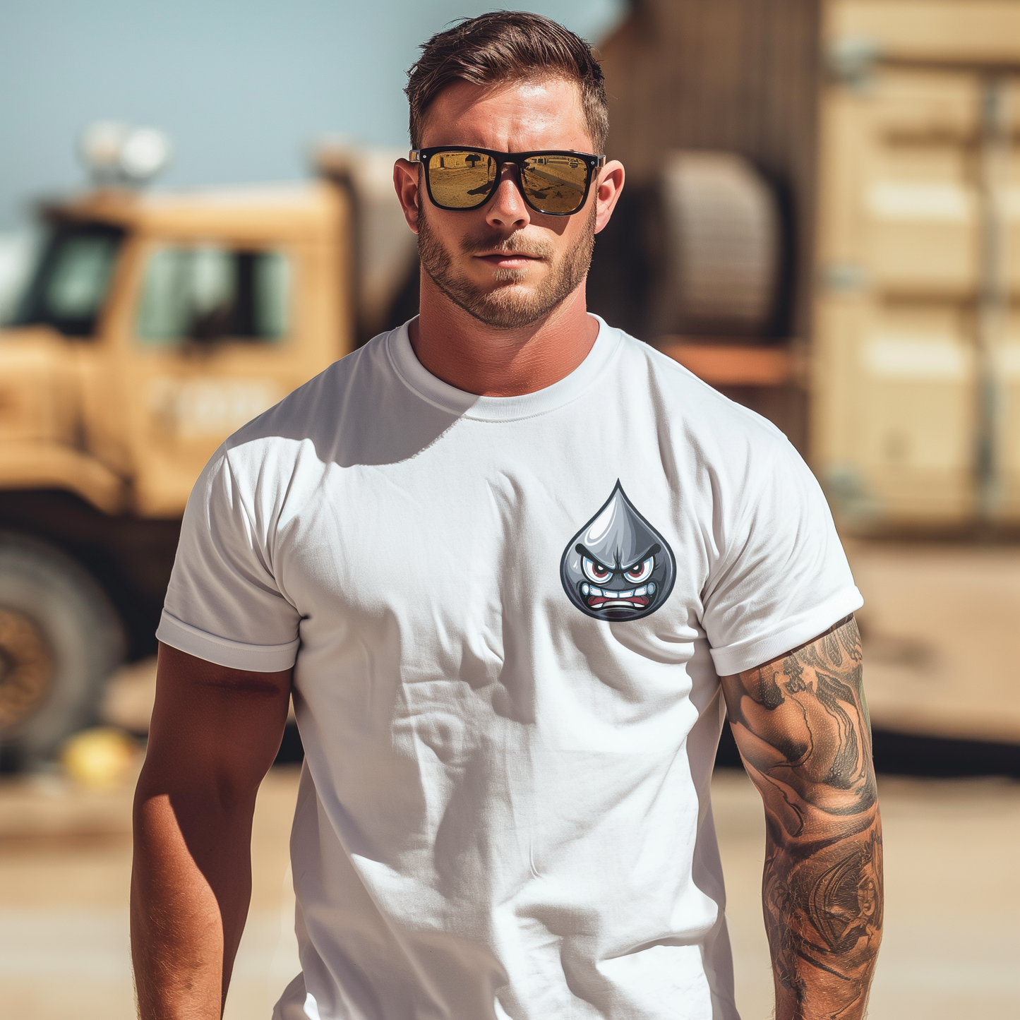 STEEL RAIN Men's Cotton Crew Tee