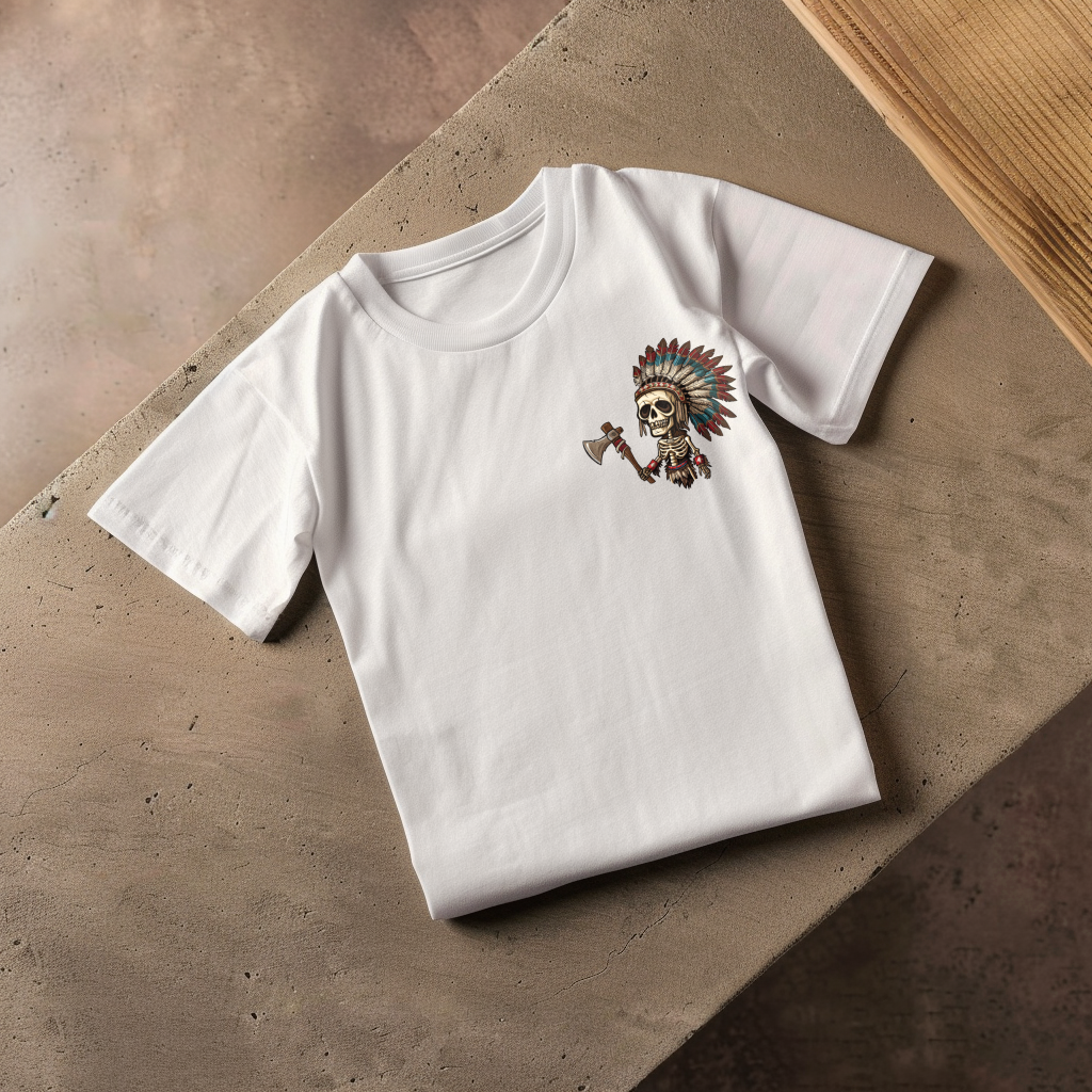 TOMAHAWK Men's Cotton Crew Tee